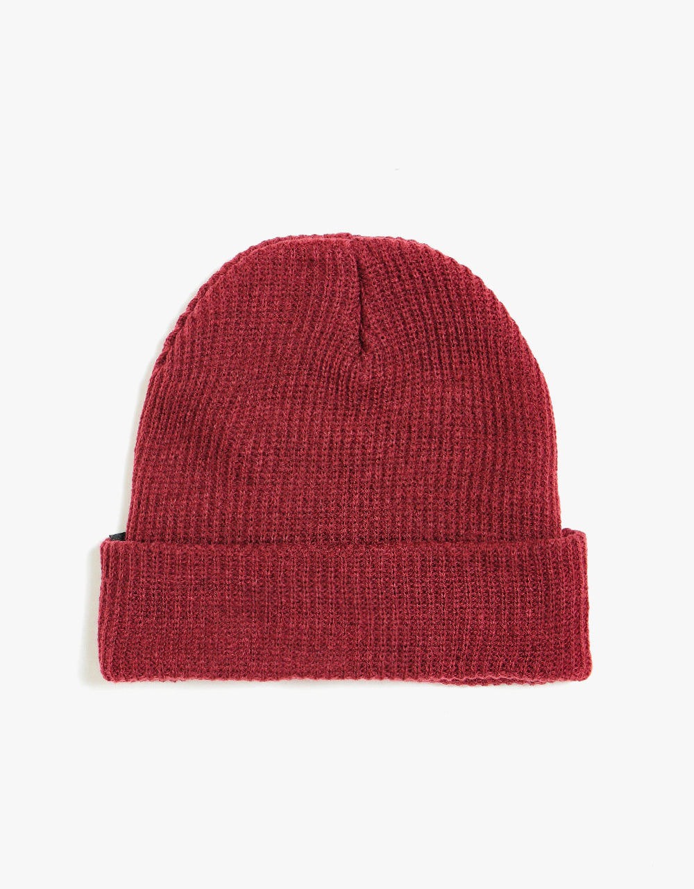 Route One Recycled Fisherman Beanie - Burgundy