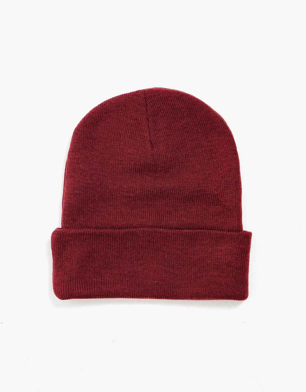 Route One Recycled NY Cuff Beanie - Burgundy