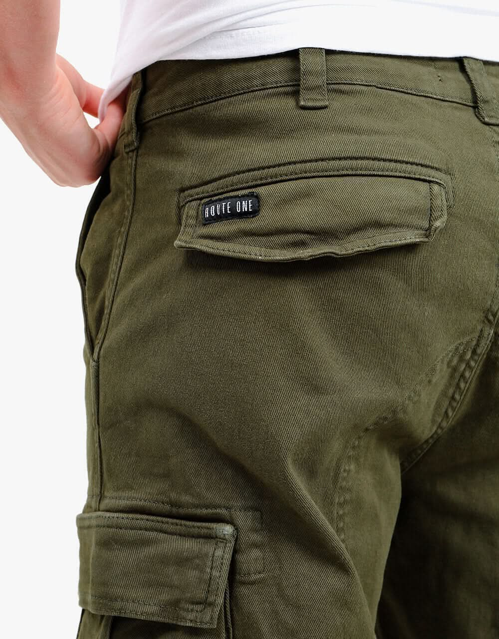 Route One Classic Cargo Pants - Olive