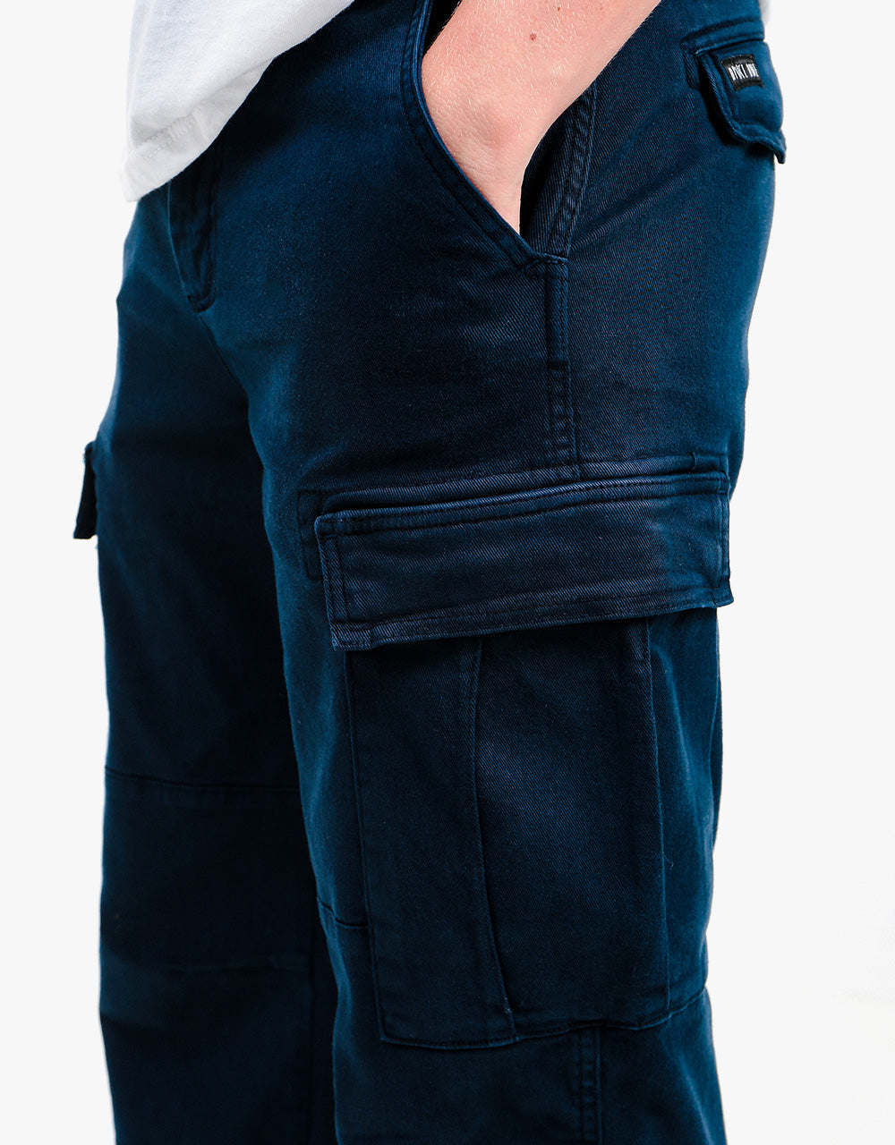 Route One Classic Cargo Pants - Navy