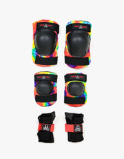 Triple 8 Saver Series 3 Piece Pad Set - Tie Dye