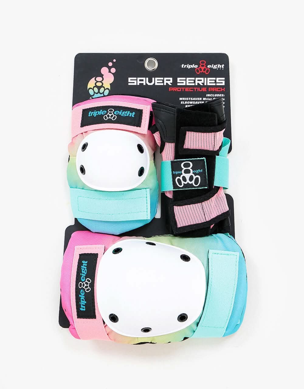Triple 8 Saver Series 3 Piece Pad Set - Shaved Ice