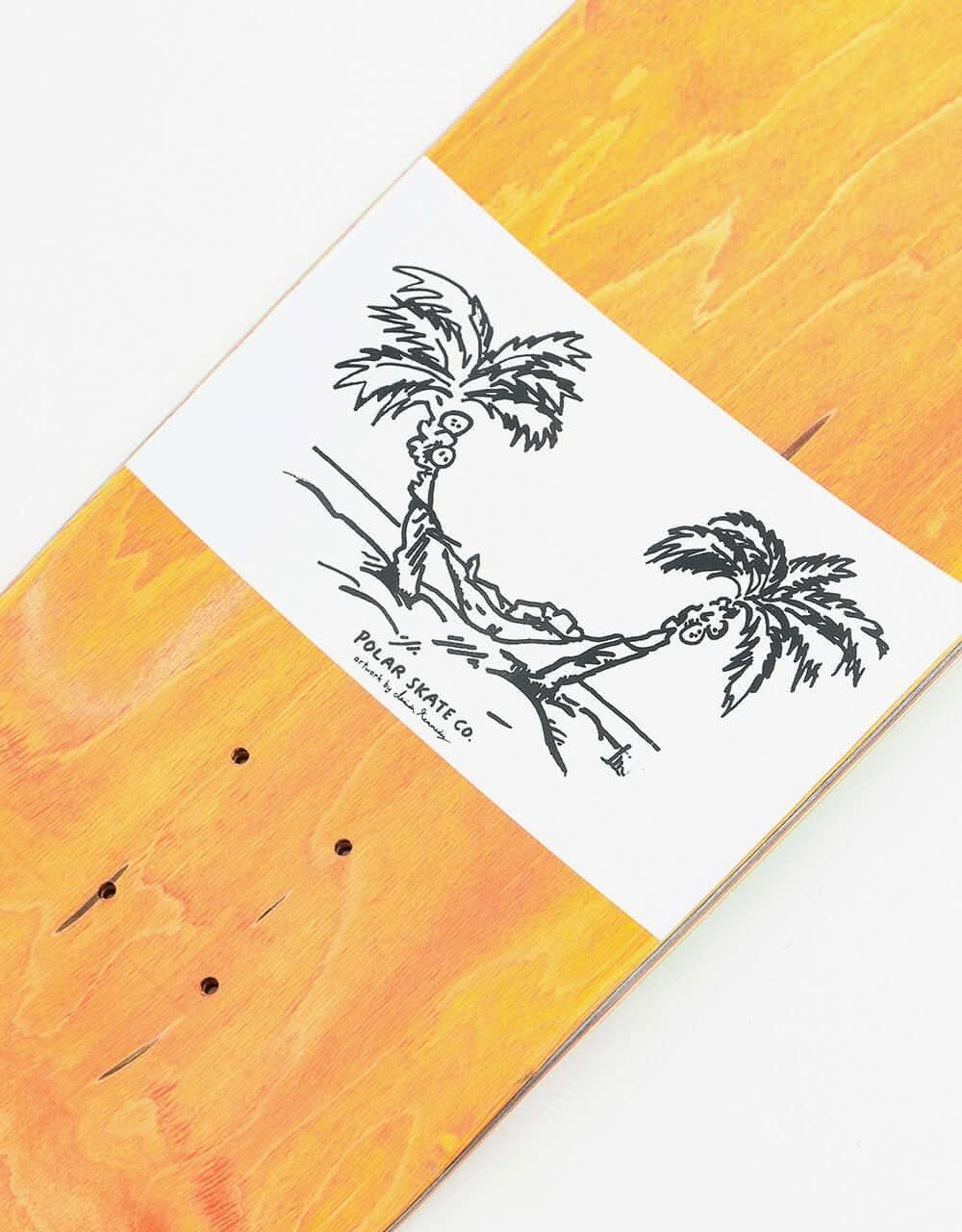 Polar Sanbongi Freedom Skateboard Deck - SURF Shape 9" (inc Wheel Well)
