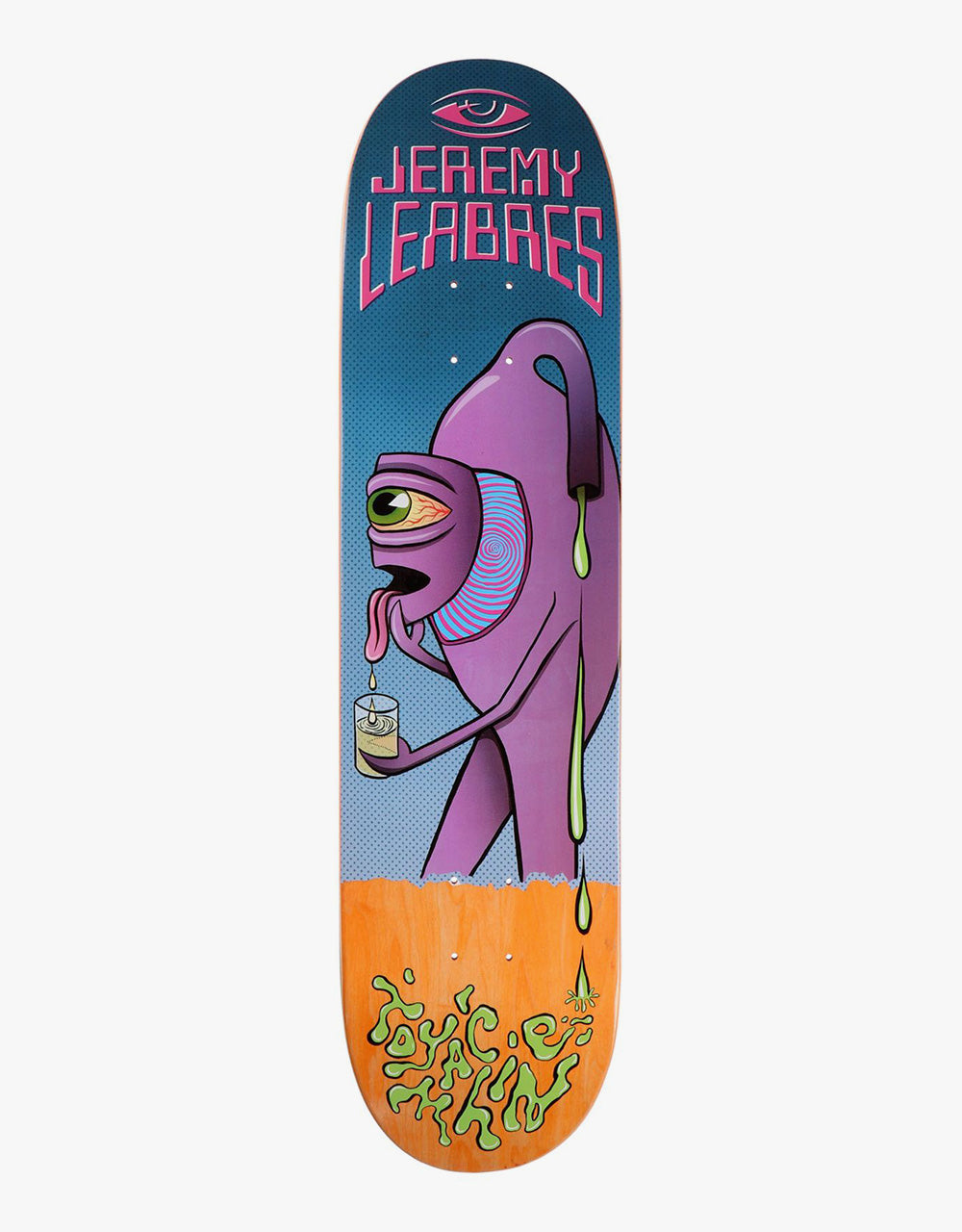 Toy Machine Leabres Face Off Skateboard Deck - 8.38"