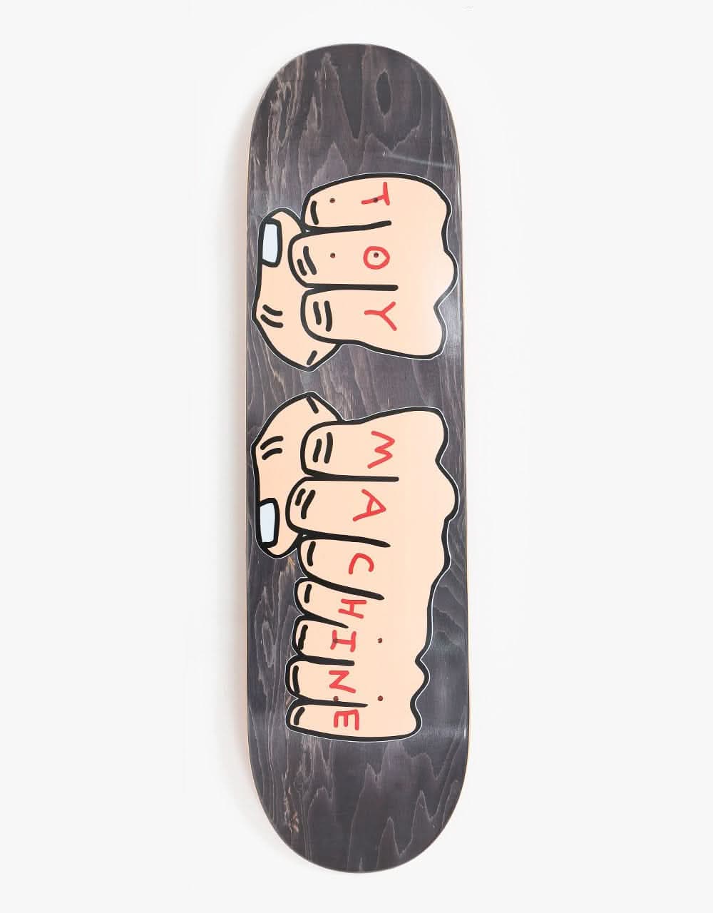Toy Machine Woodgrain Fists Skateboard Deck 8.25"