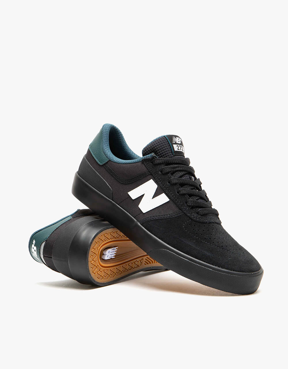 New Balance Numeric 272 Skate Shoes - Black/White/Black