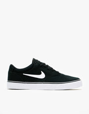 Nike SB Chron 2 Canvas Skate Shoes - Black/White-Black