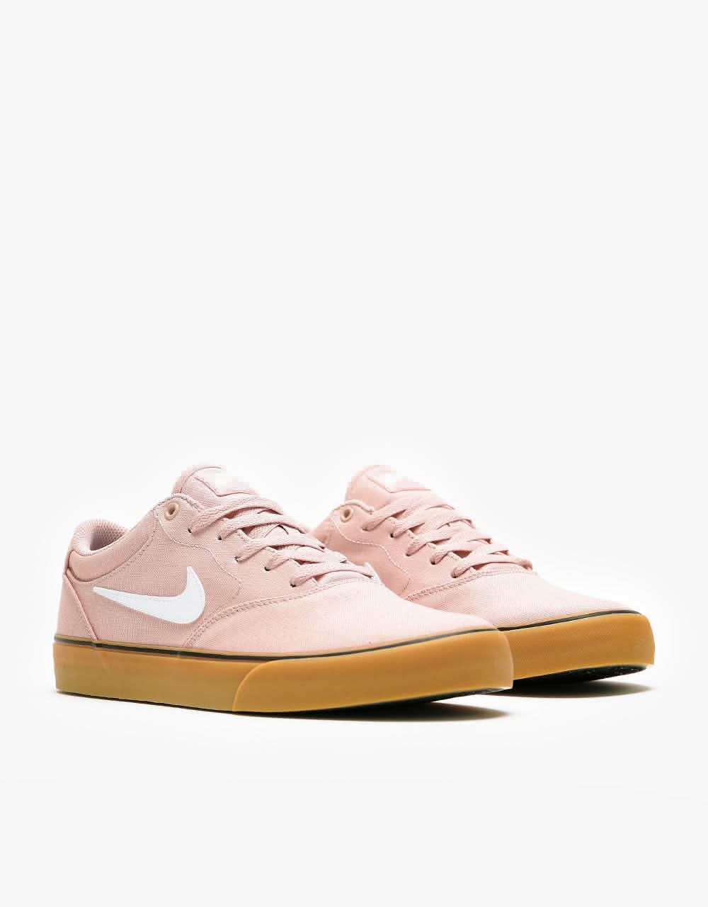 Nike SB Chron 2 Canvas Skate Shoes - Pink Oxford/White-Pink Oxford