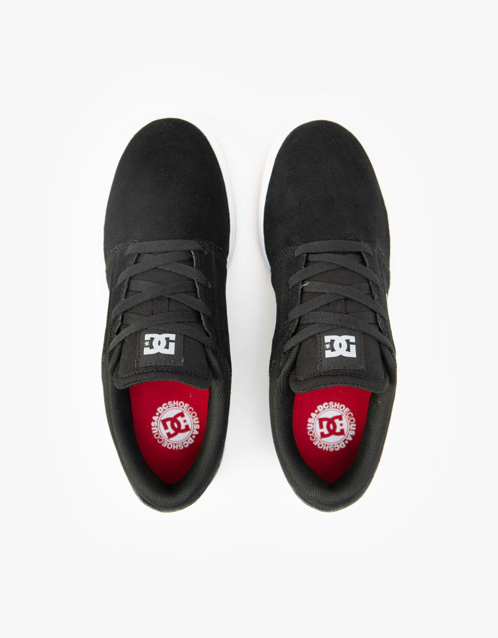 DC Crisis 2 S Skate Shoes - Black/White/Black