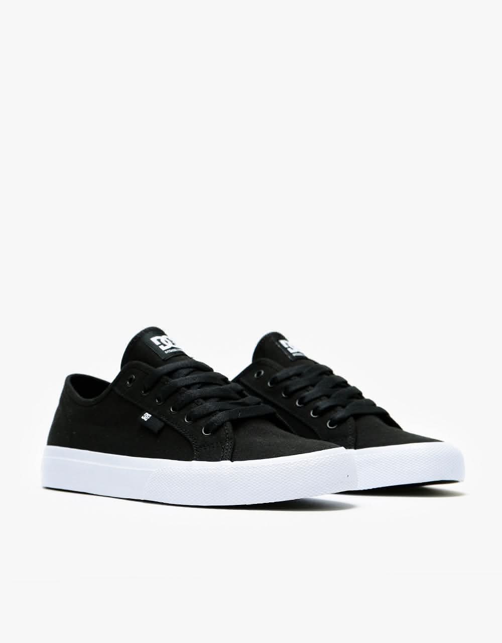 DC Manual Skate Shoes - Black/White