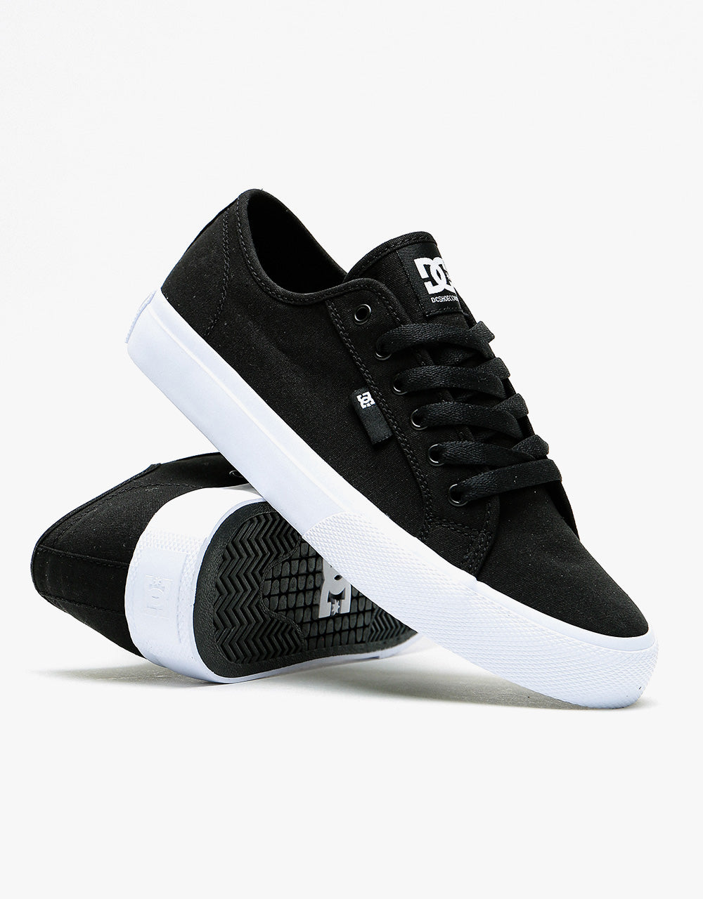 DC Manual Skate Shoes - Black/White