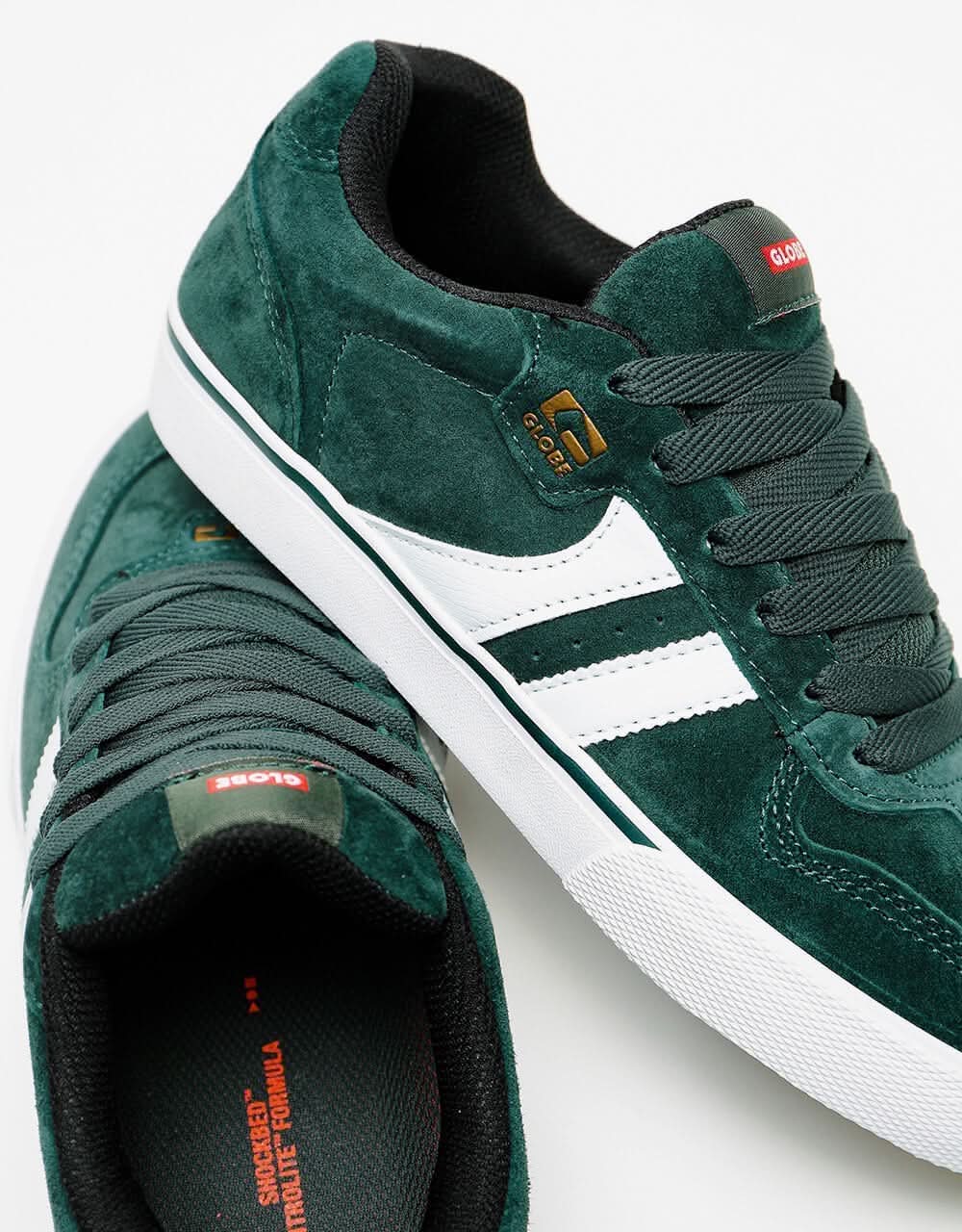 Globe Encore 2 Skate Shoes - Scarab/White