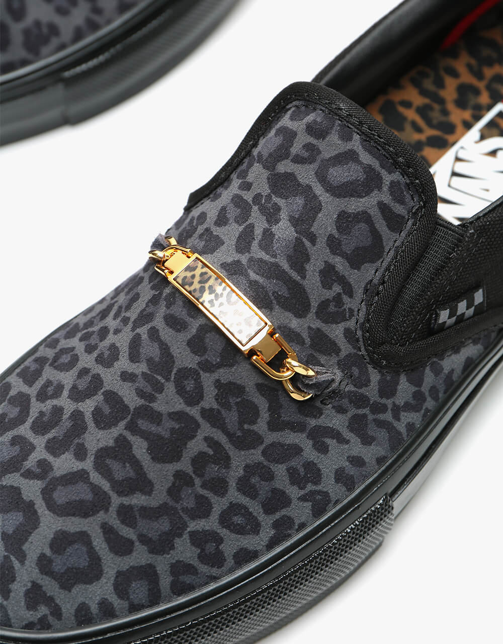 Vans Skate Slip-On Shoes - (Cher Strauberry) Cheetah