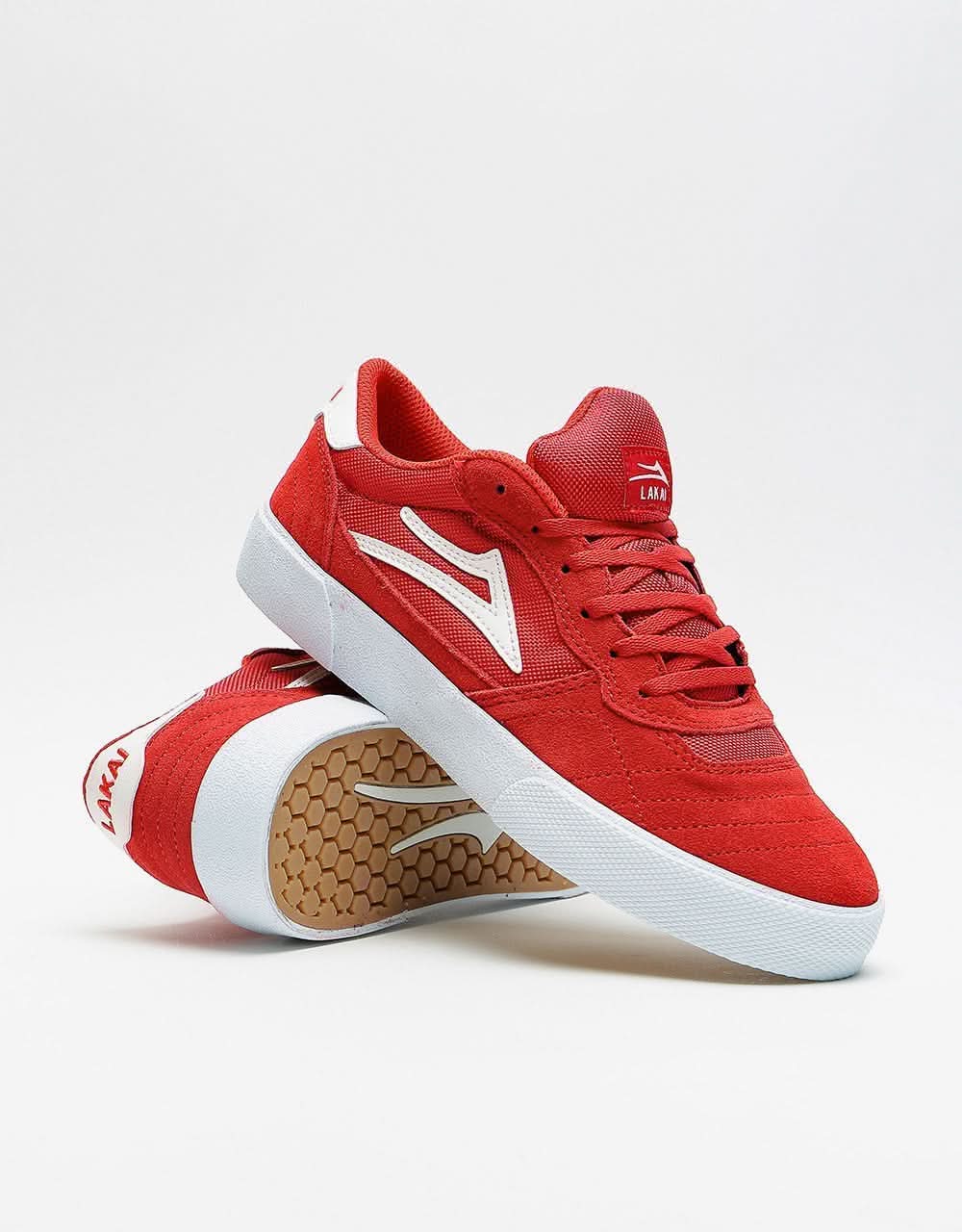 Lakai Cambridge Skate Shoes - Flame Suede