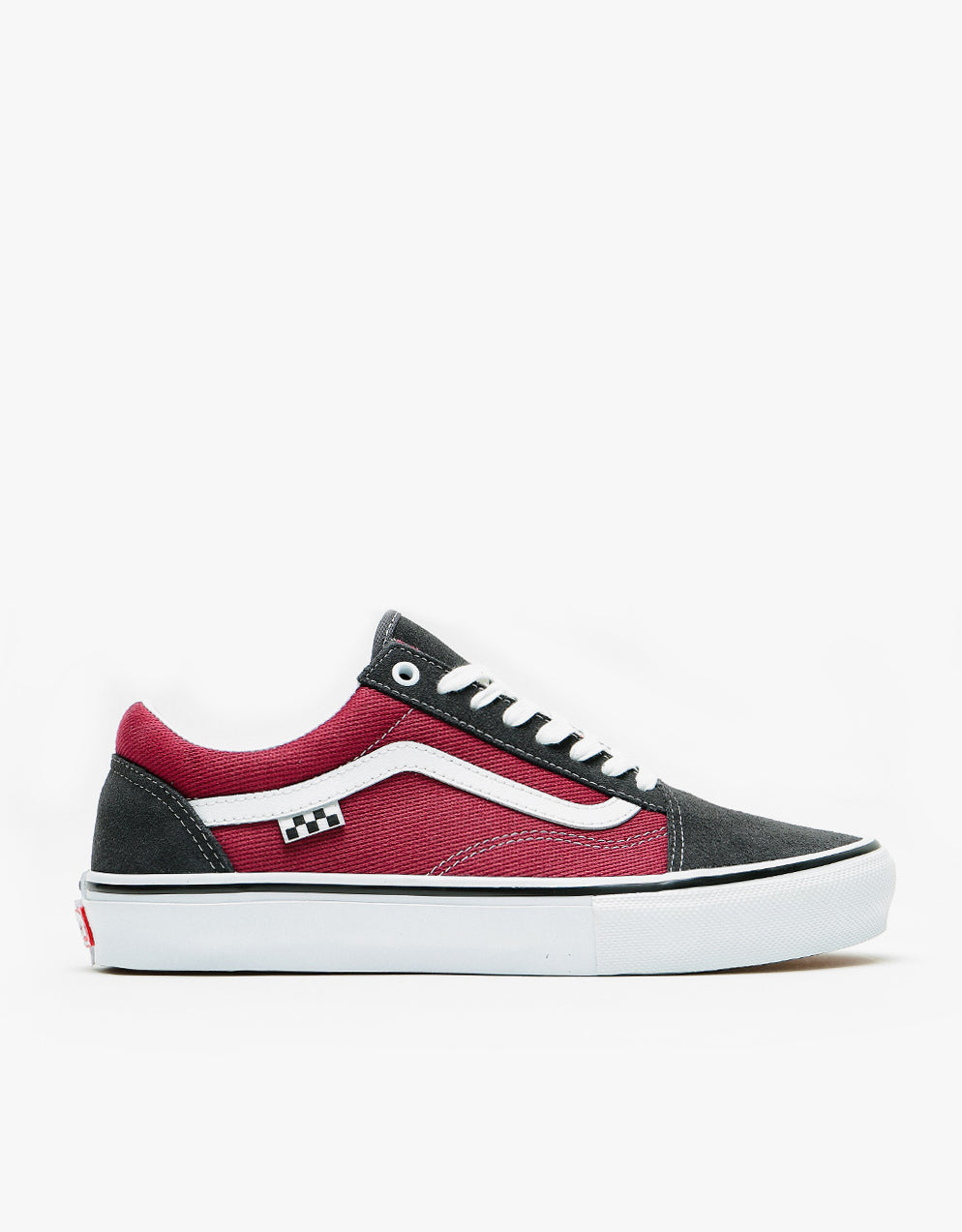 Vans Skate Old Skool Shoes - Asphalt/Pomegranate