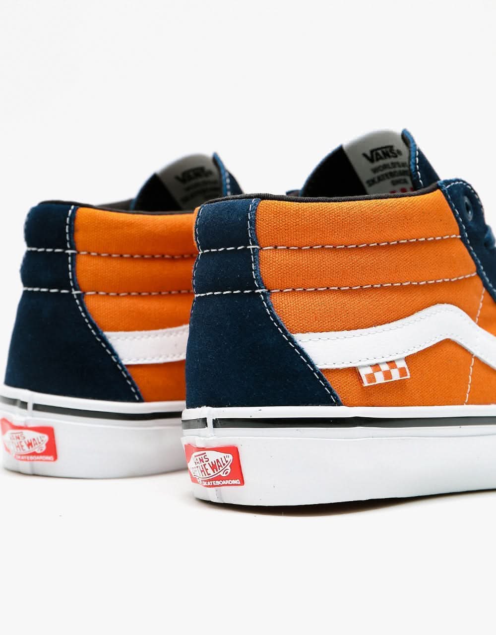 Vans Skate Grosso Mid Shoes - Navy/Orange
