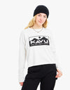 KAVU Womens Francis L/S T-Shirt - Off White
