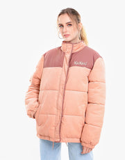 Kickers® Womens Cord Puffer - Dusty Pink