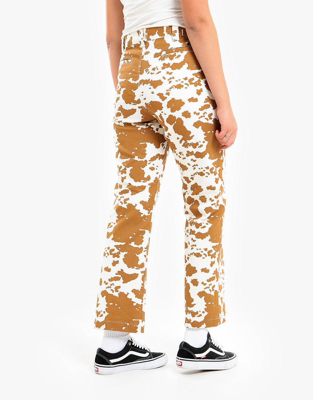 Obey Womens Straggler Printed Pant - Cow Print