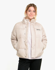 Santa Cruz Womens Mallow Puffer Jacket - Silver