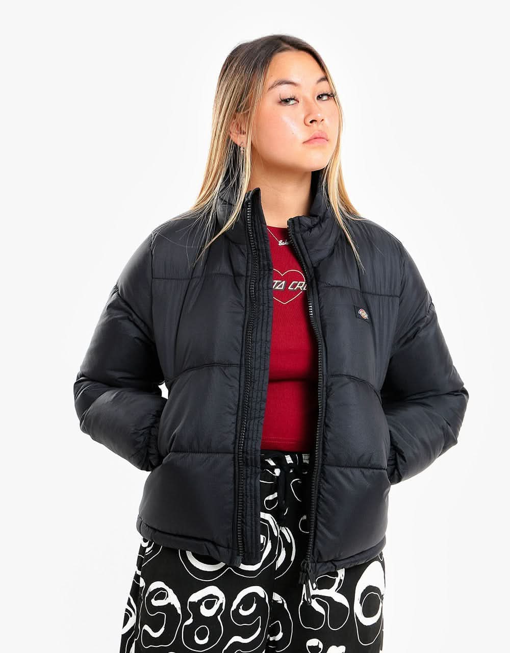 Dickies Womens Alatna Puffer Jacket - Black