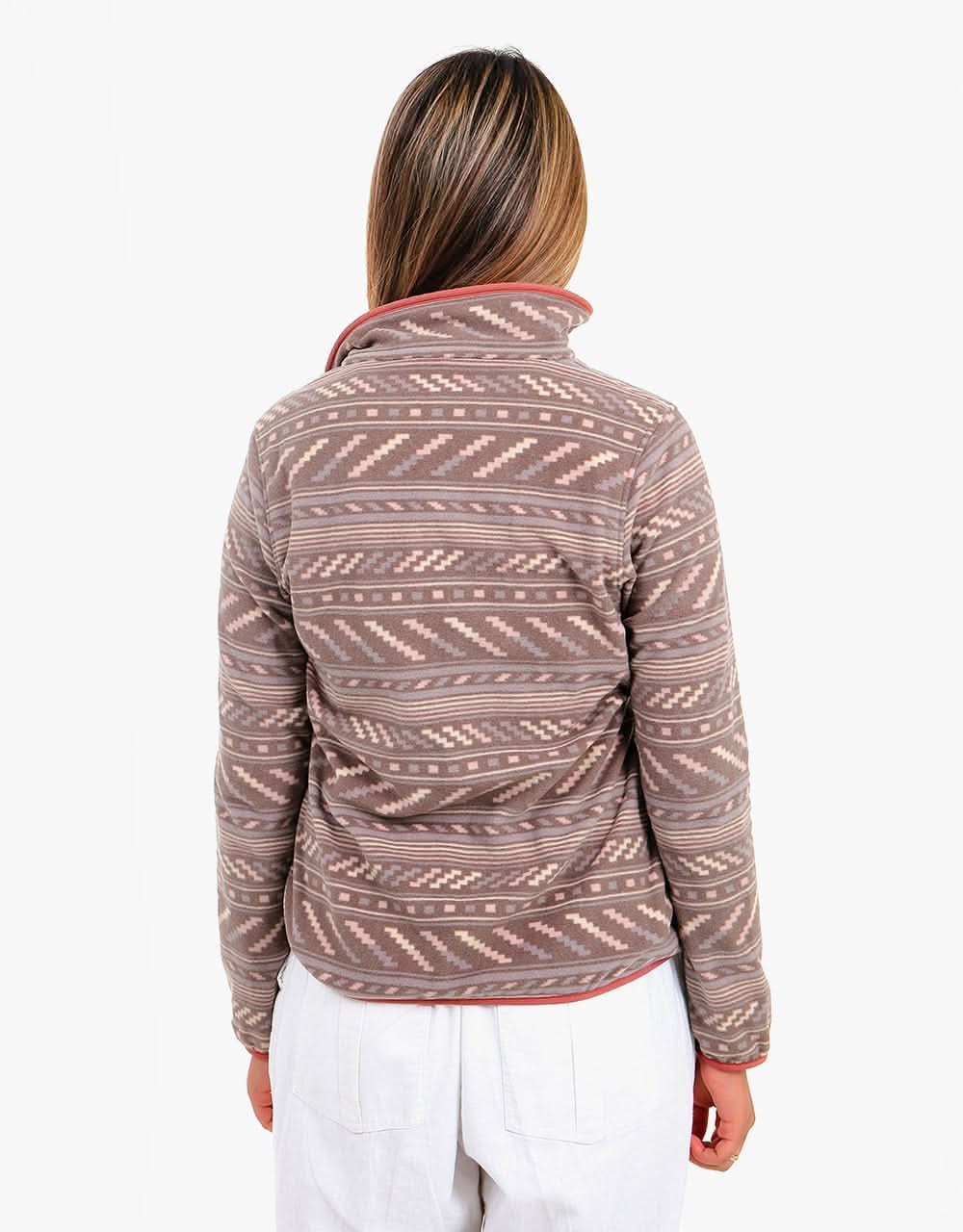 Patagonia Womens Micro D® Snap-T® Pullover - Bergy Bits: Furry Taupe