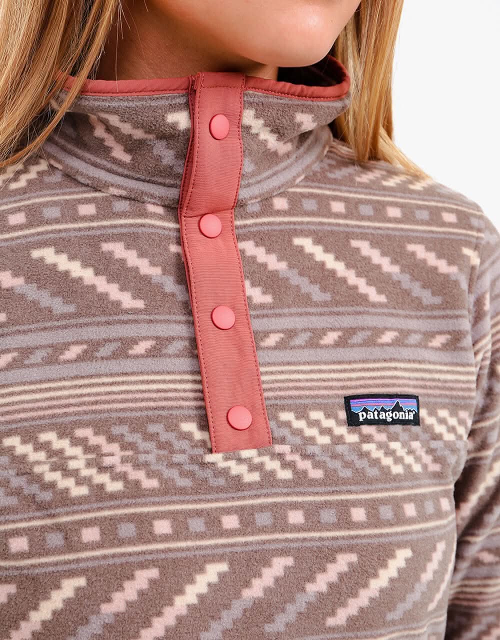 Patagonia Womens Micro D® Snap-T® Pullover - Bergy Bits: Furry Taupe