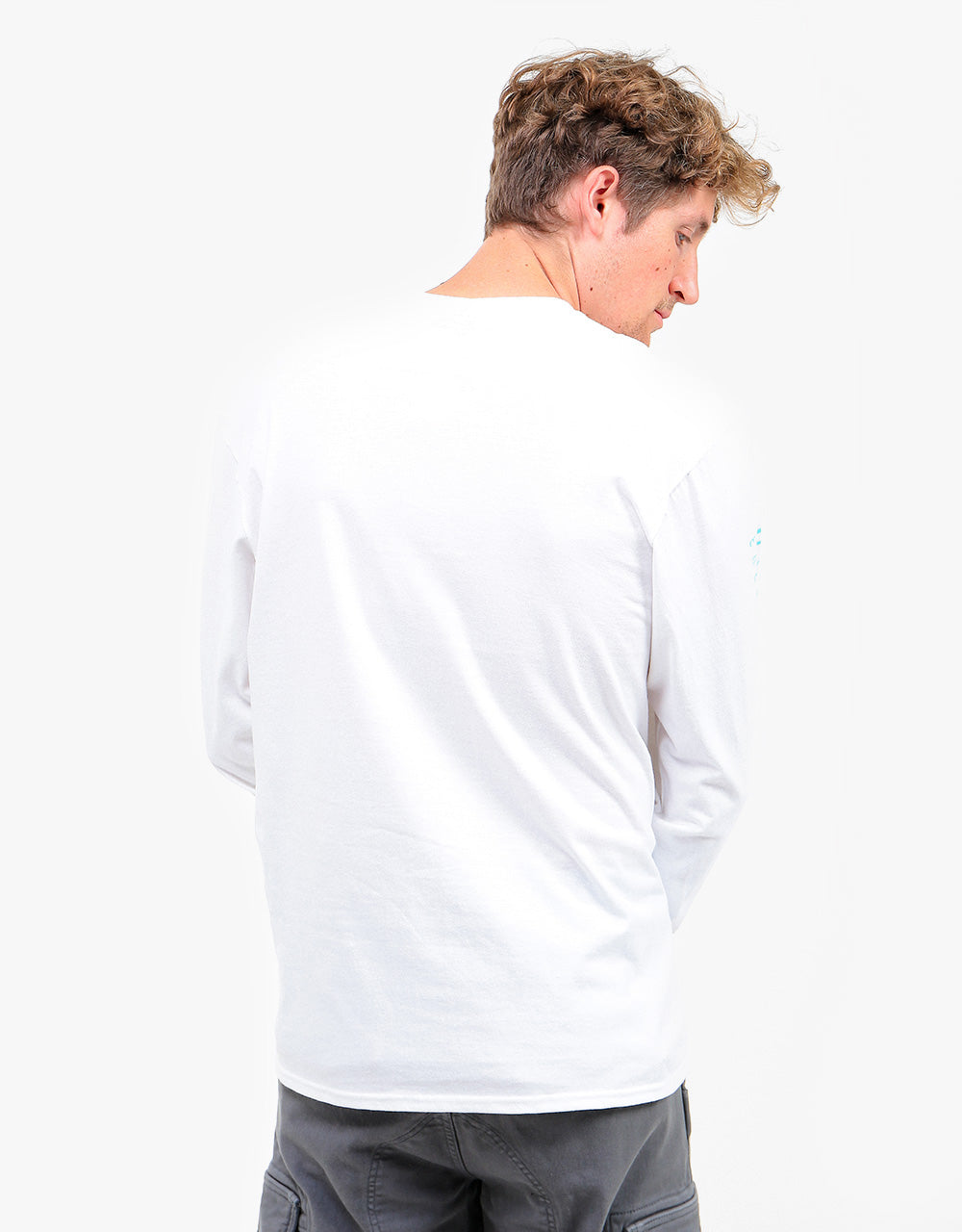 HUF Test Screen L/S T-Shirt - White