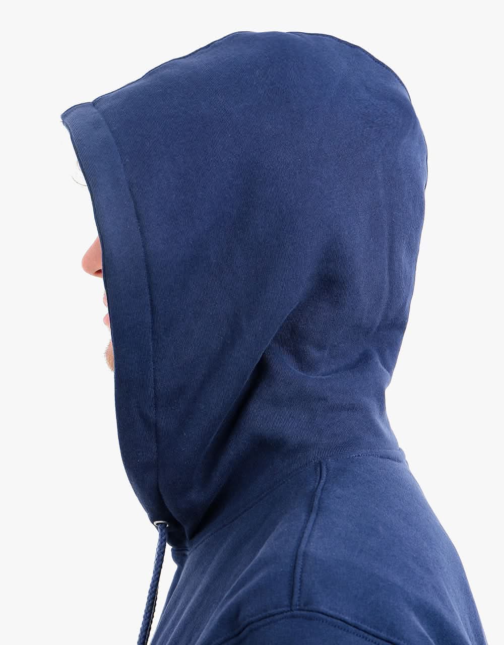 basic stussy hoodie navy