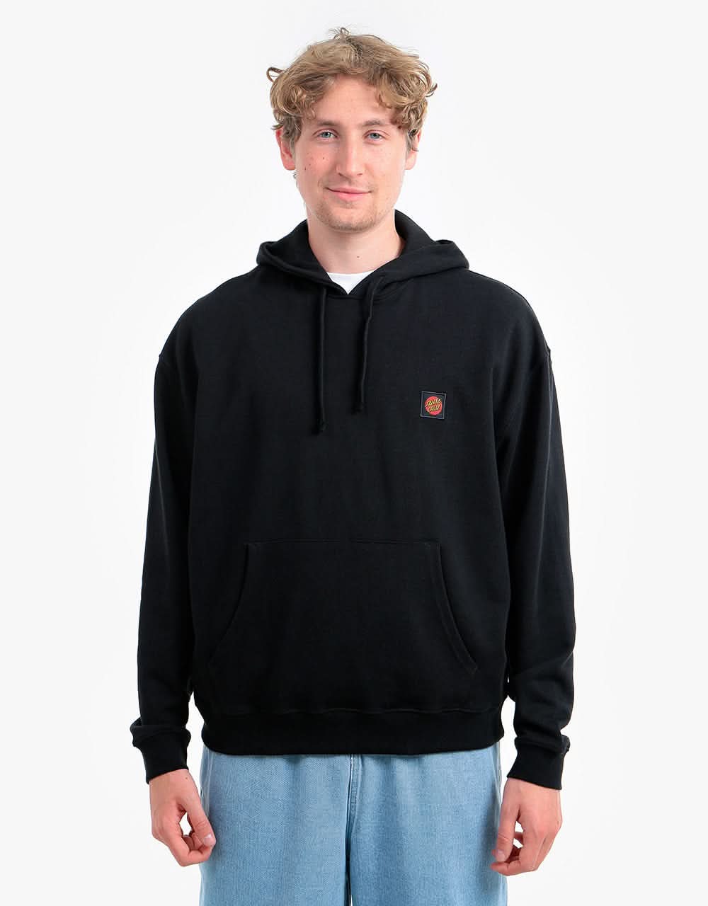 Santa Cruz Classic Label Pullover Hoodie - Black