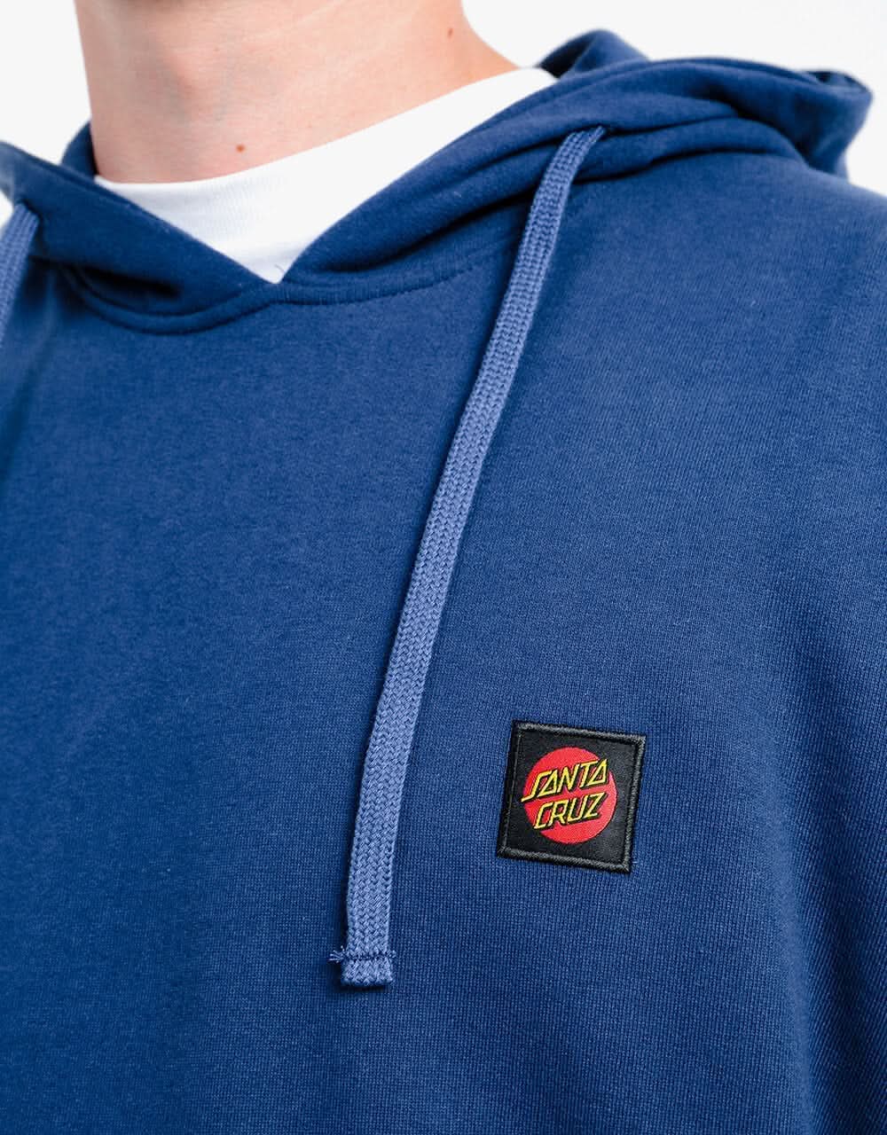 Santa Cruz Classic Label Pullover Hoodie - Dark Navy