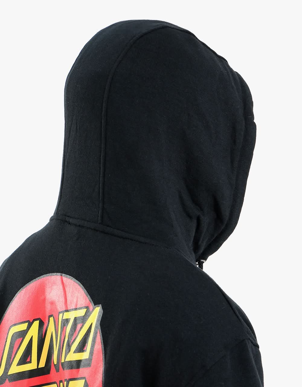 Santa Cruz Classic Dot Chest Pullover Hoodie - Black