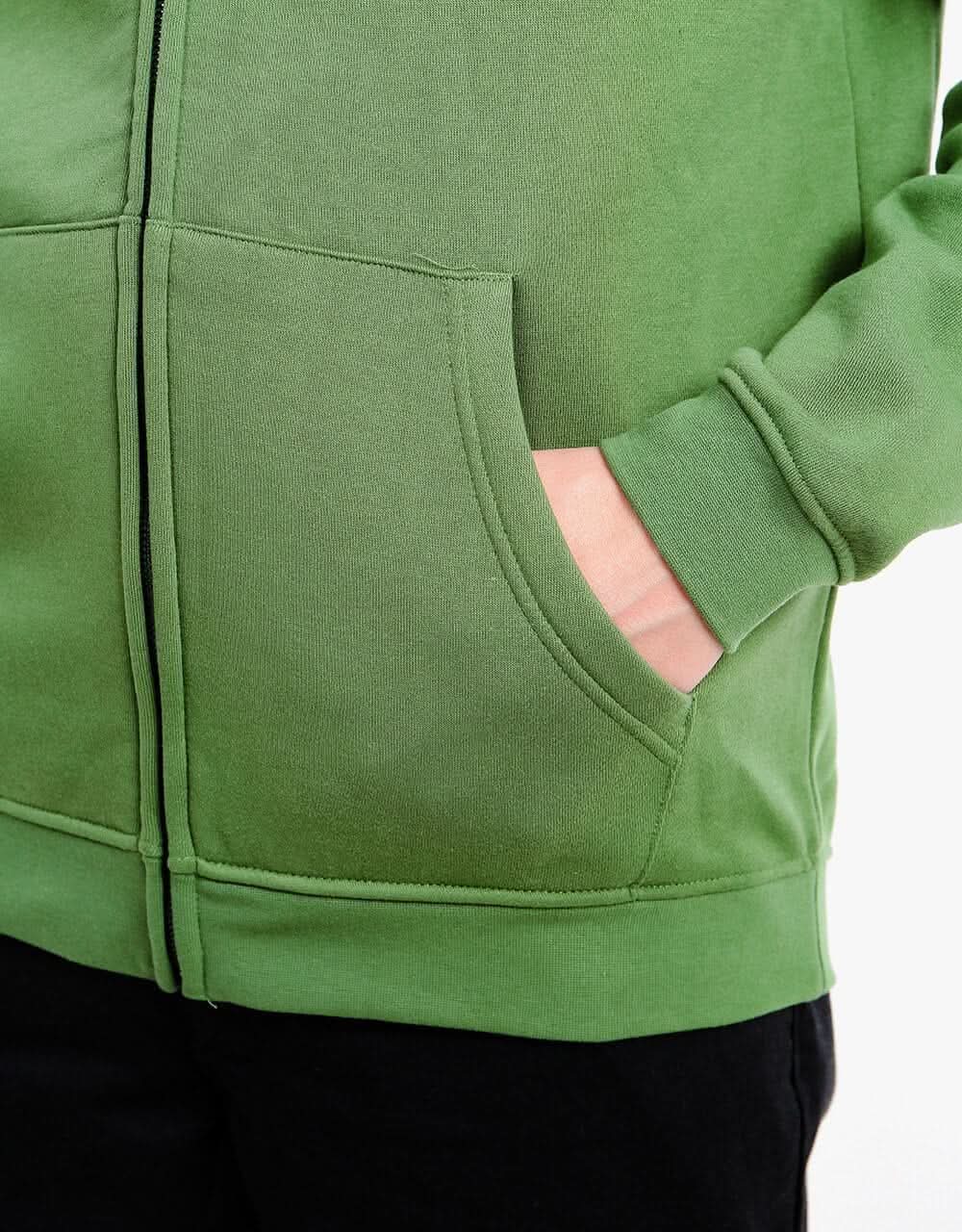 Santa Cruz Classic Dot Zip Hoodie - Dill Green