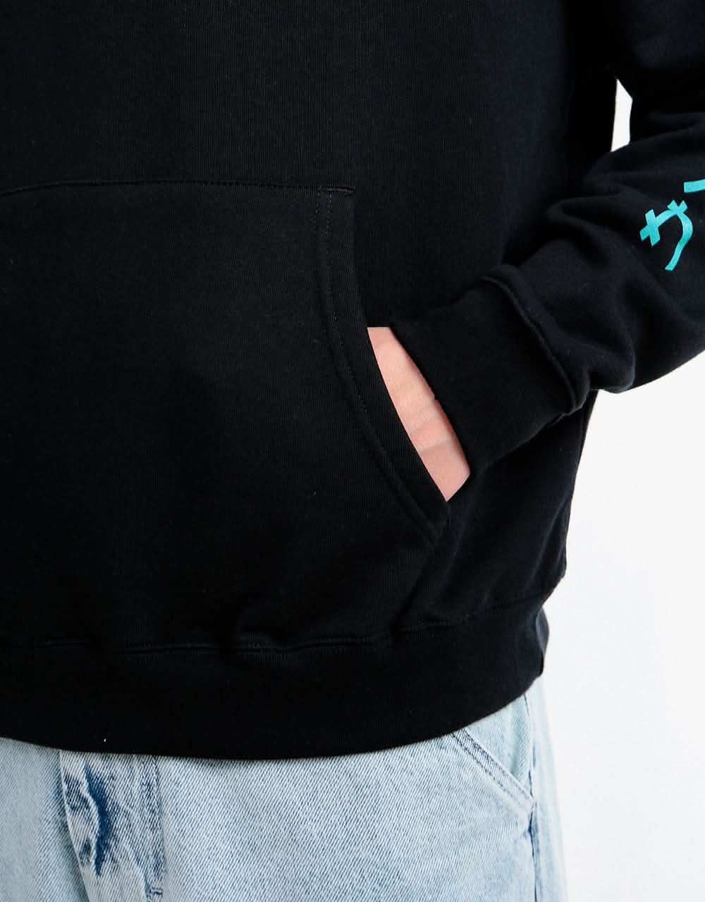 Santa Cruz Japanese Wave Dot Pullover Hoodie - Black