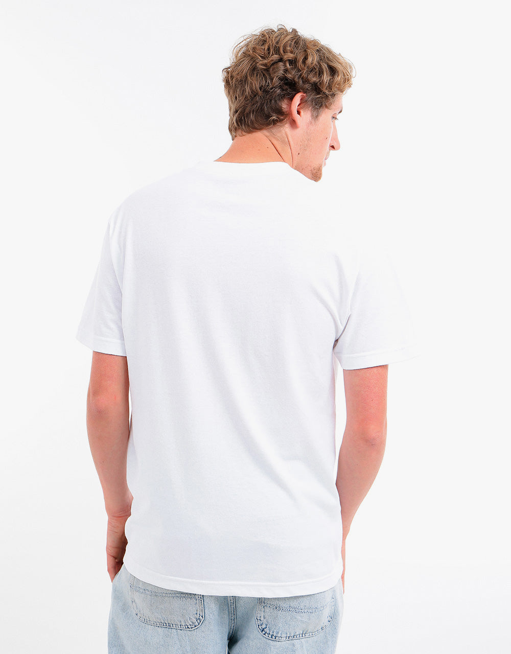 Pass Port Bobby Embroidery T-Shirt  - White