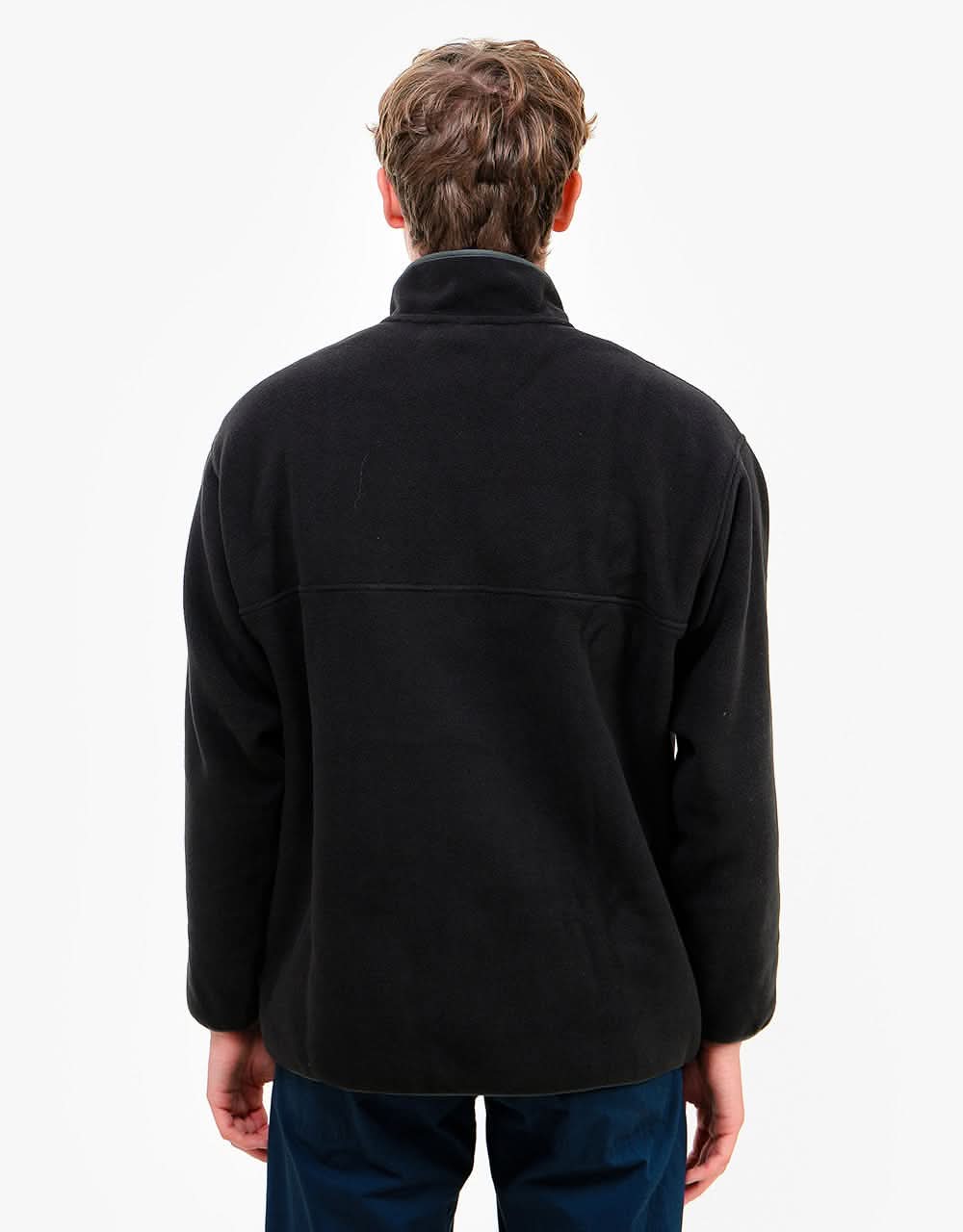 Patagonia Synchilla® Snap-T® Pullover - Black w/ Forge Grey