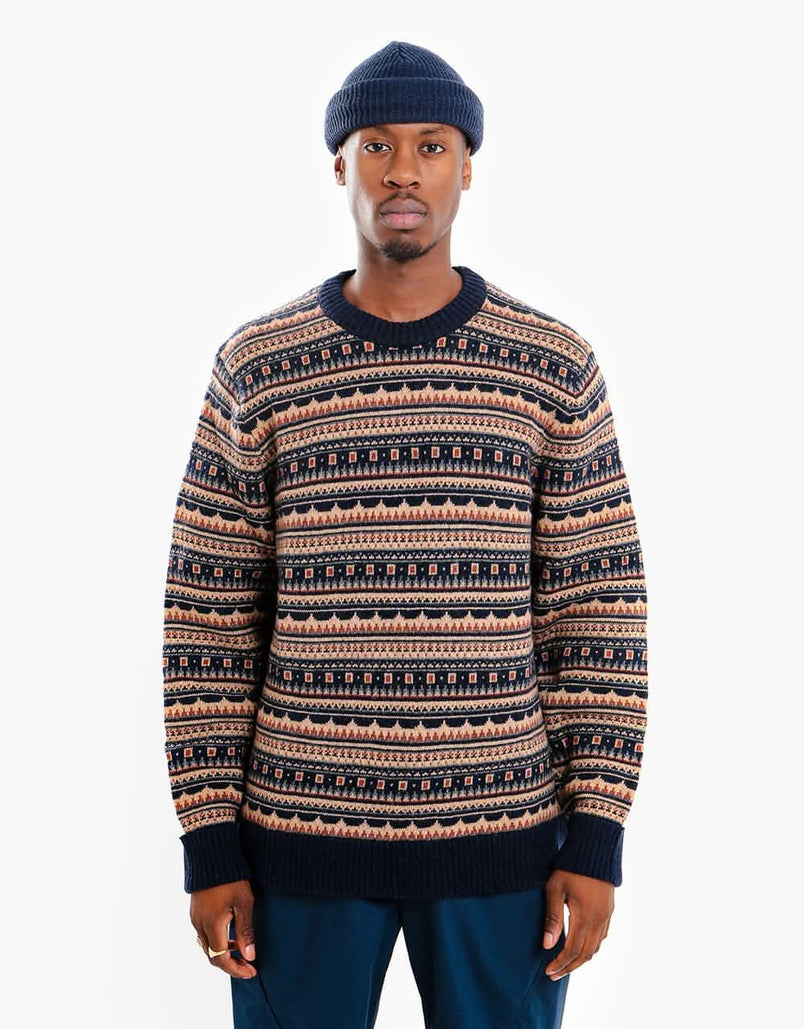 Patagonia Recycled Wool Sweater - Cottage Isle Small:New Navy – Route One