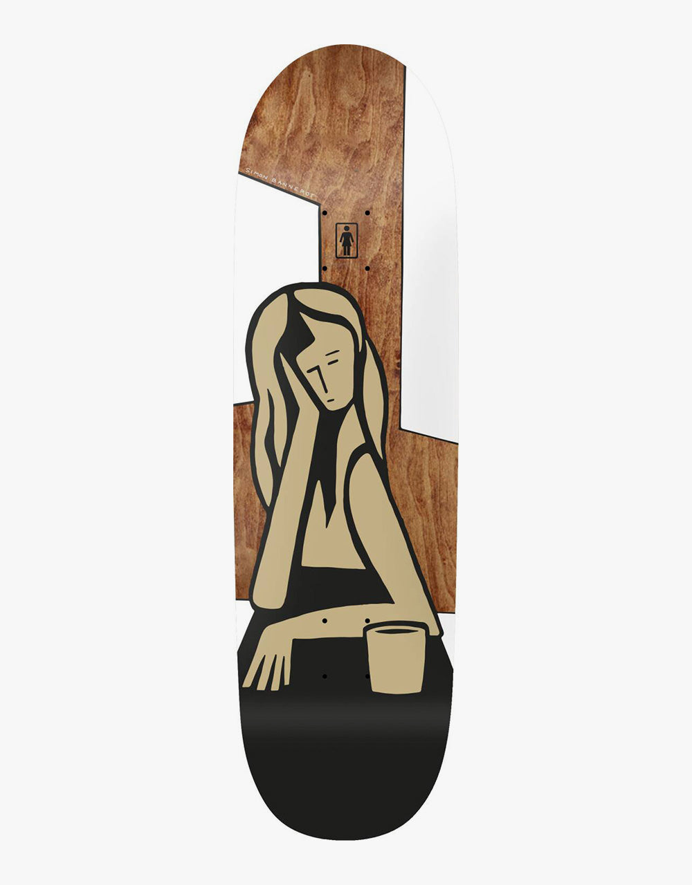Girl Bannerot Contemplation 'LOVE SEAT' Skateboard Deck - 9"