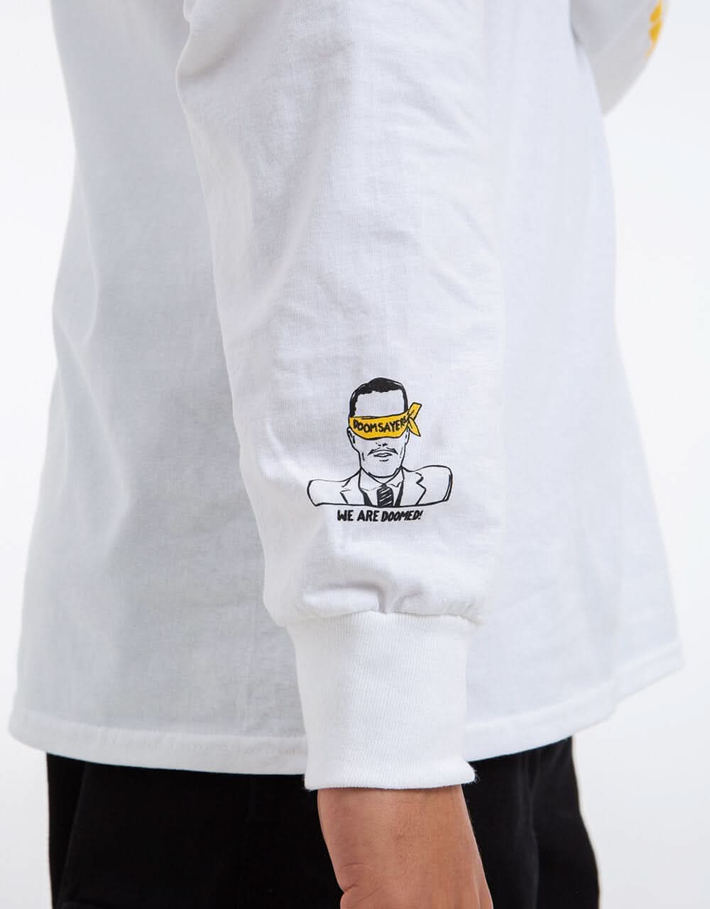 Lakai x Doom Sayers Shake Flare L/S T-Shirt - White