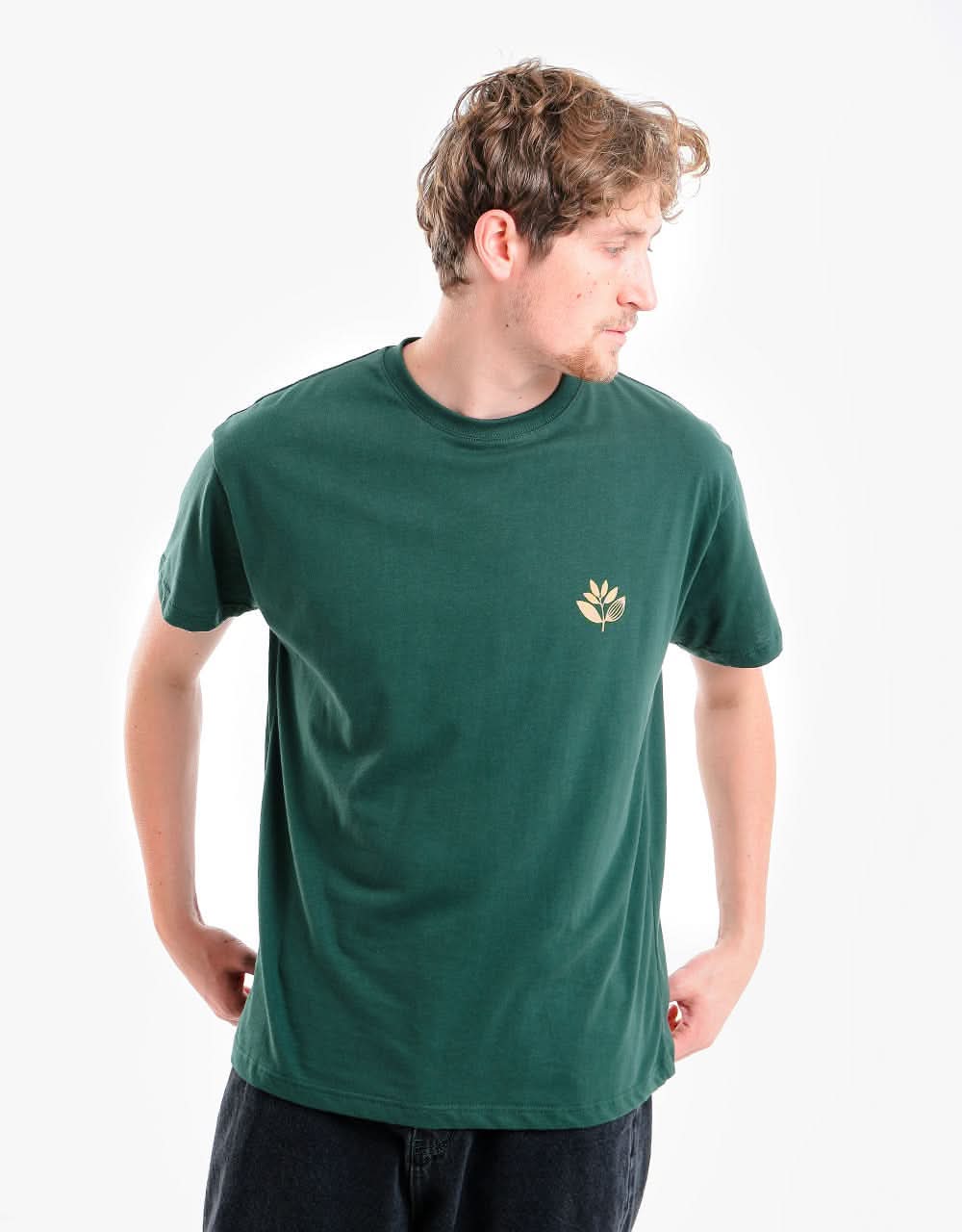 Magenta Bears Plant T-Shirt - Green