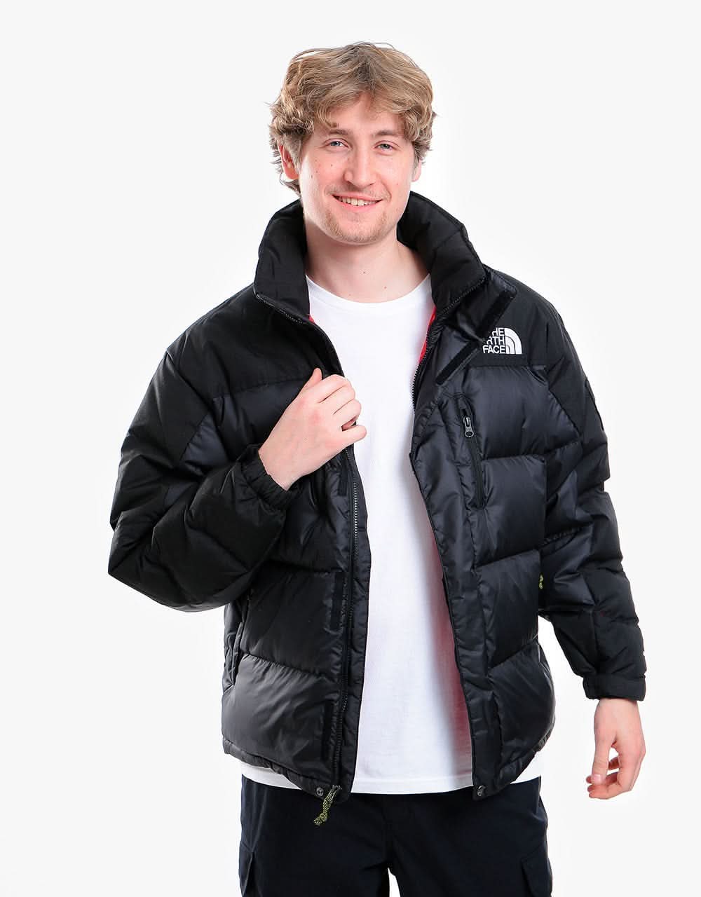 The North Face Black Box Himalayan Parka Jacket - TNF Blk/TNF Red