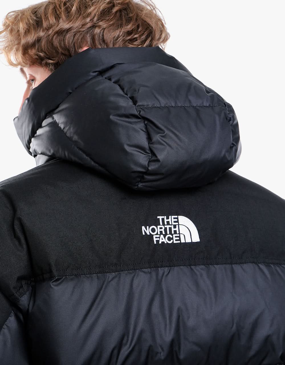 The North Face Black Box Himalayan Parka Jacket - TNF Blk/TNF Red