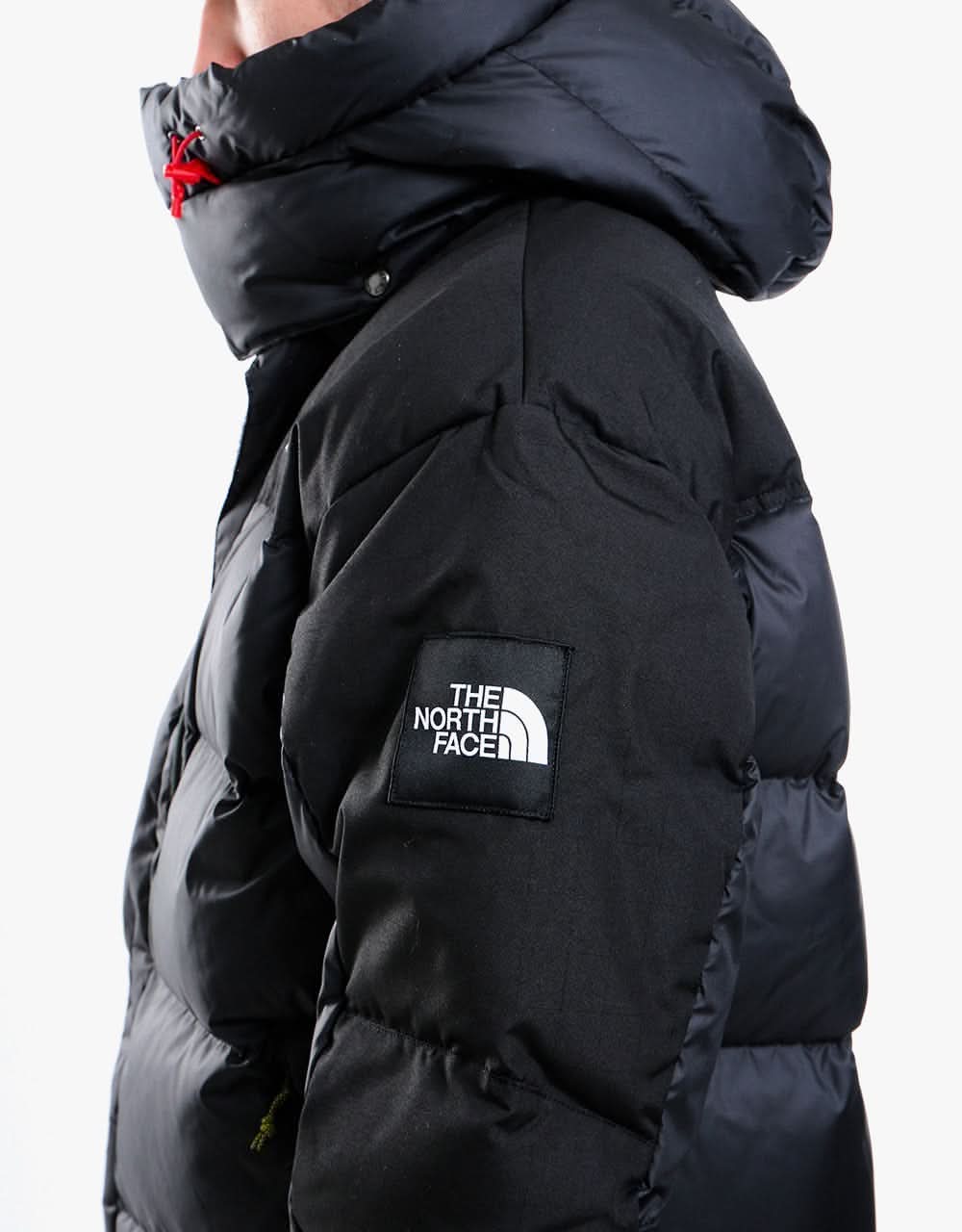 The North Face Black Box Himalayan Parka Jacket - TNF Blk/TNF Red
