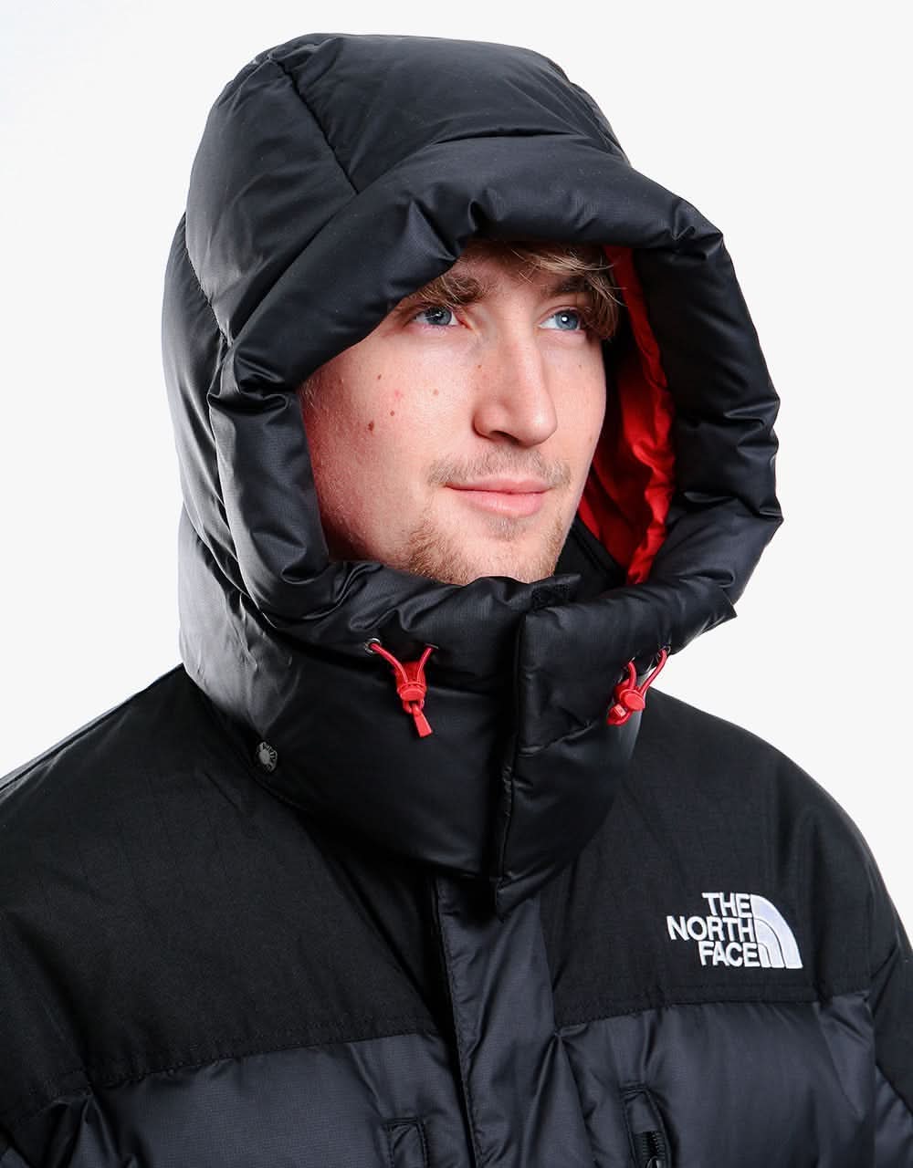 The North Face Black Box Himalayan Parka Jacket - TNF Blk/TNF Red