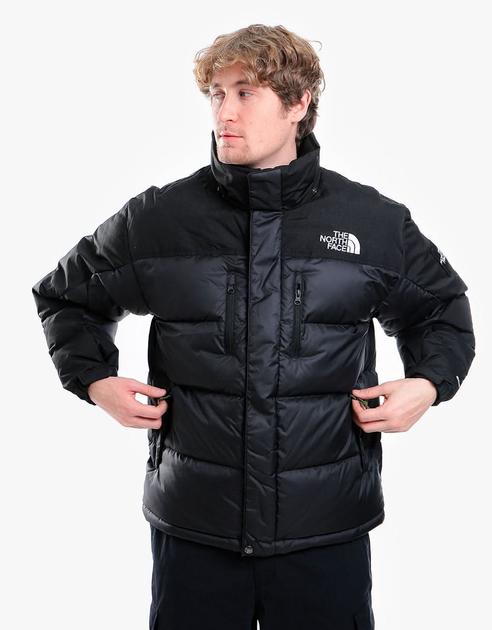 The North Face Black Box Himalayan Parka Jacket - TNF Blk/TNF Red