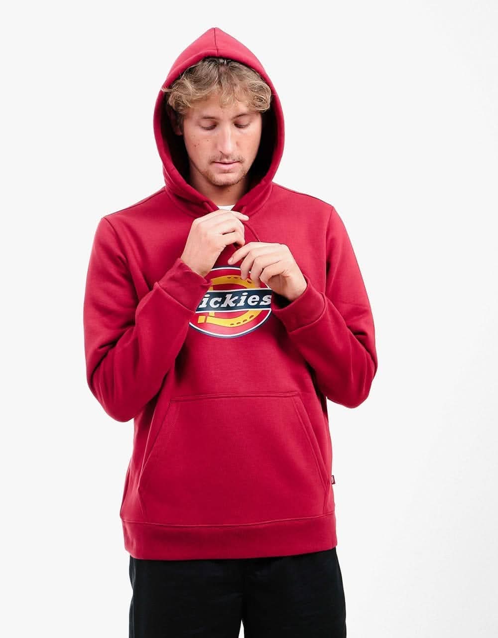 Dickies Icon Logo Pullover Hoodie - Biking Red
