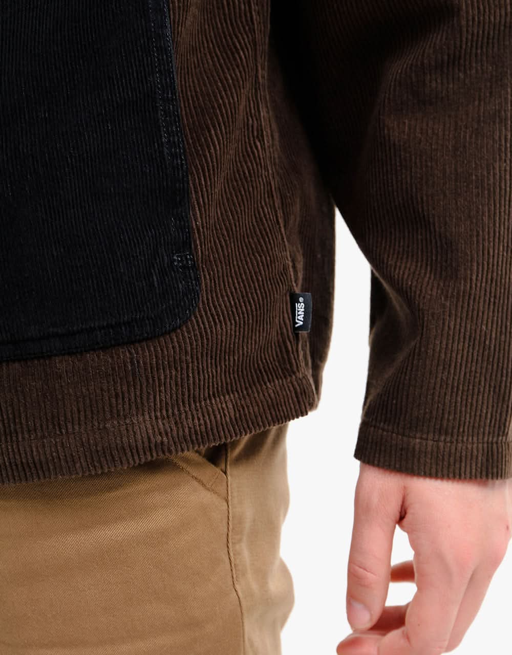 Vans Corduroy Drill Chore Coat - Demitasse/Black