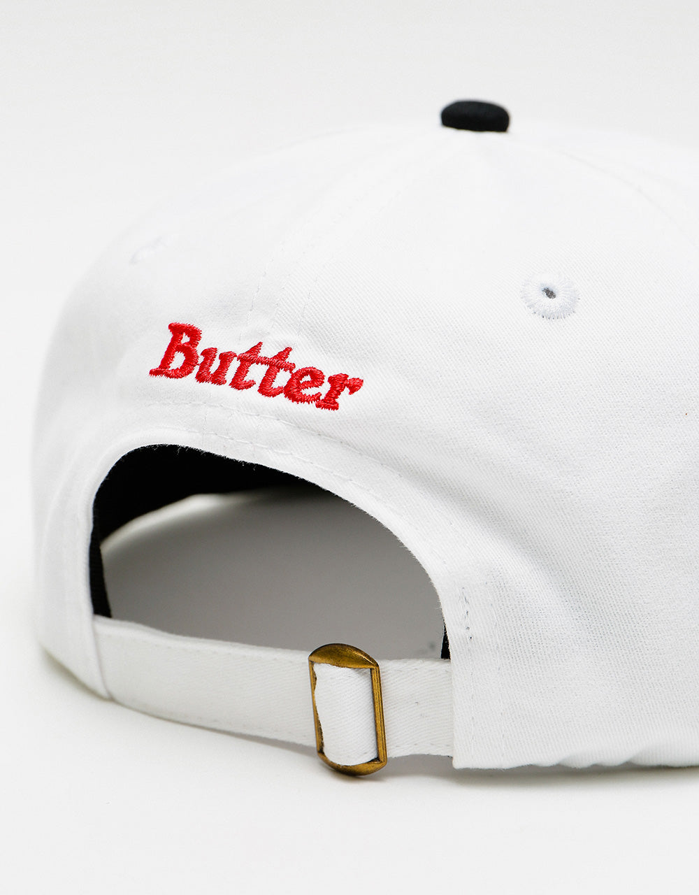 Butter Goods Dice 6 Panel Cap - White/Black