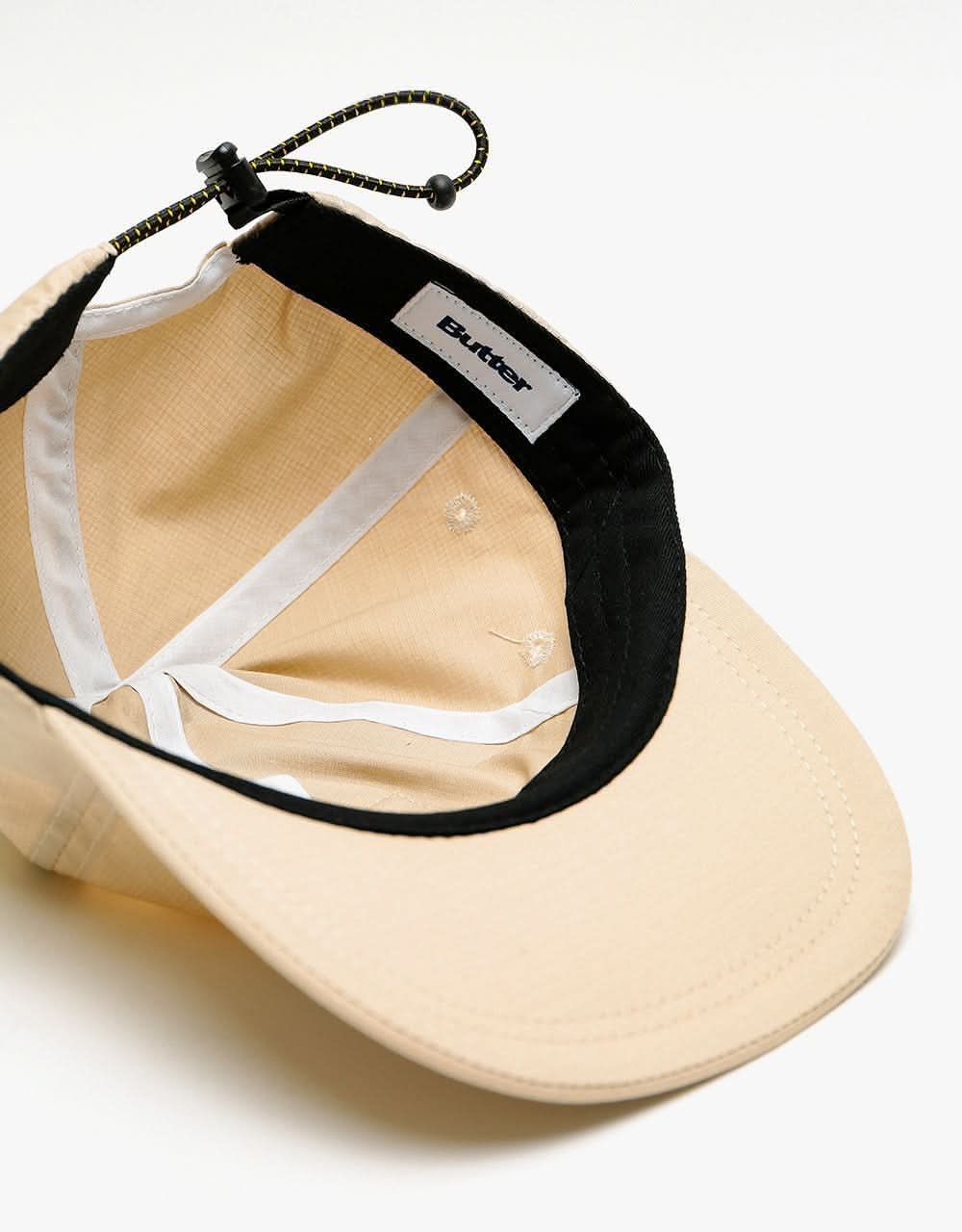 Butter Goods Track 6 Panel Cap - Khaki