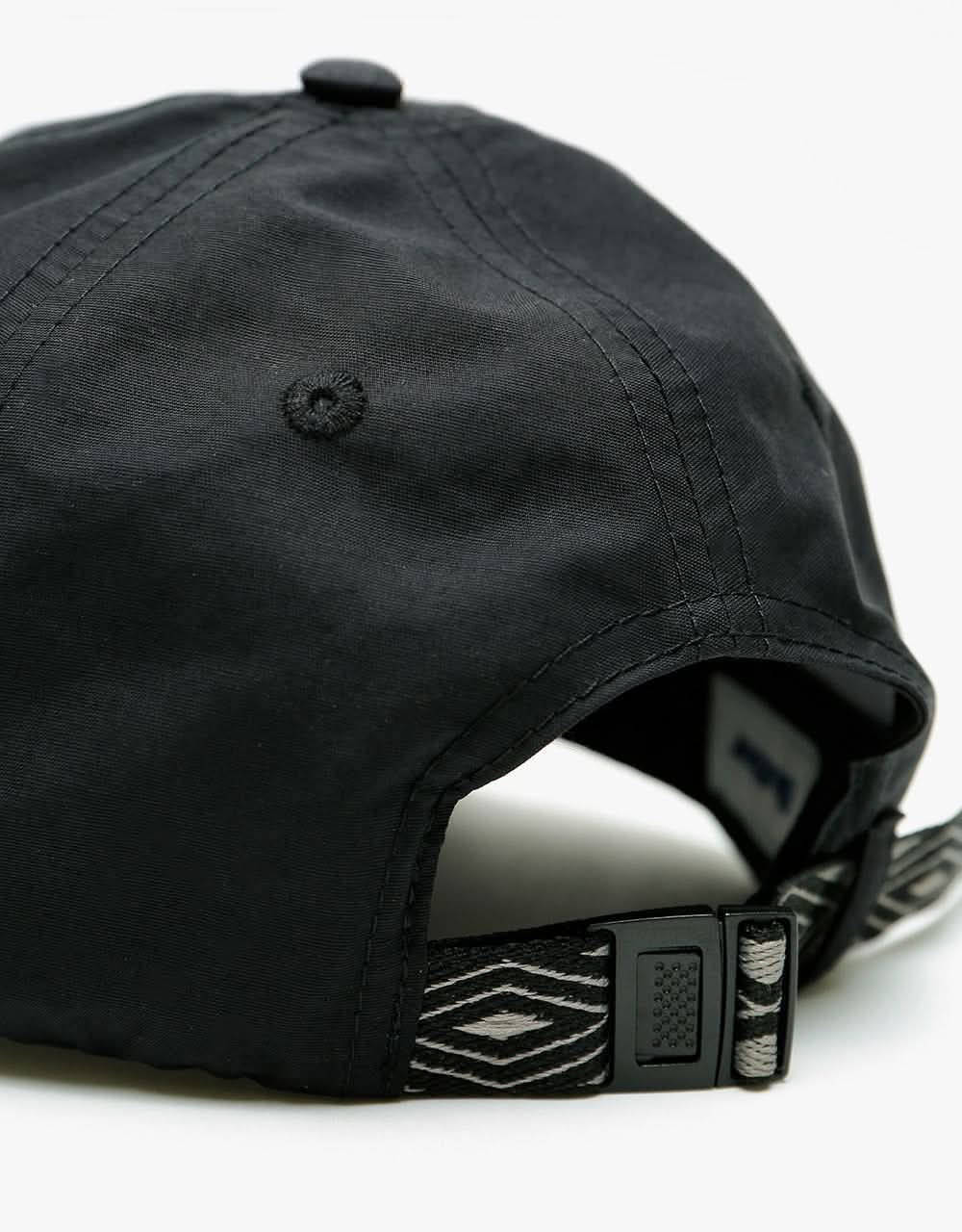 Butter Goods Downwind 6 Panel Cap - Black